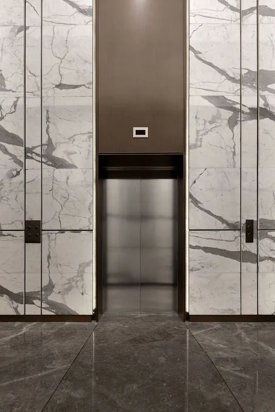 Marble lift lobby